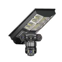 چراغ خیابانی خورشیدی هوشمند V380 با دوربین 4G سیم‌کارتی