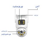 دوربین مینی اسپید دام هوشمند 2 لنز سیم کارتی O-Kam مدل QQ853-WP-4-4G